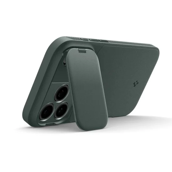 Калъф Spigen Optik Armor MagSafe (ACS09901) - iPhone 18 Pro Max / iPhone 17 Pro Max - Зелен