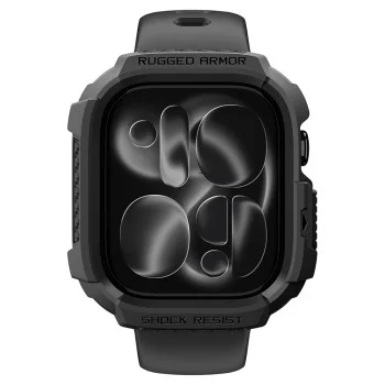 Калъф Spigen - Rugged Armor (ACS11886) - Apple Watch 12 46mm - Черен