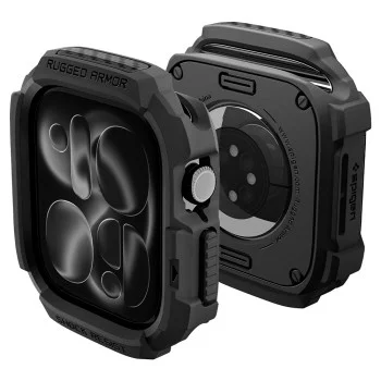 Калъф Spigen - Rugged Armor (ACS11886) - Apple Watch 12 46mm - Черен