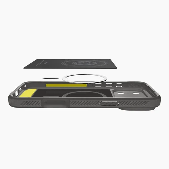 Калъф Spigen Rugged Armor MagSafe (ACS12148) - iPhone 18 Pro / iPhone 17 Pro - Сив