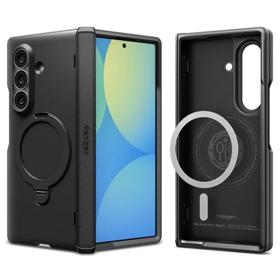 Калъф Spigen Slim Armor Pro S MagFit (ACS11778) - Samsung Galaxy Z Fold8 Ultra - Черен