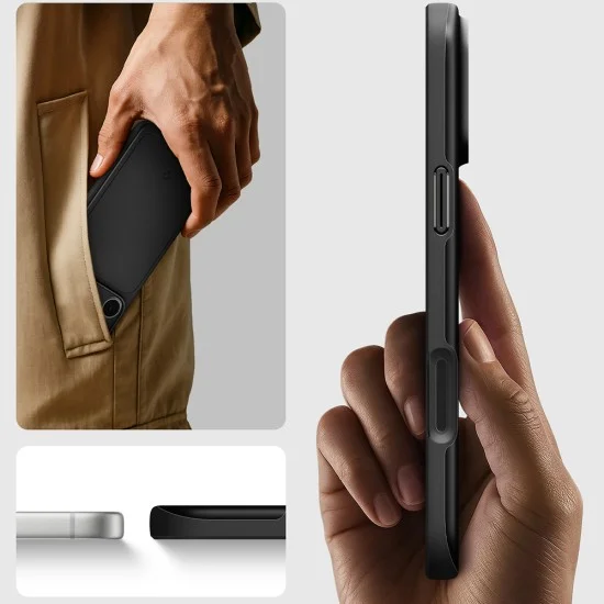 Калъф Spigen Thin Fit MagSafe (ACS12105) - iPhone 18 Pro Max / iPhone 17 Pro Max - Черен