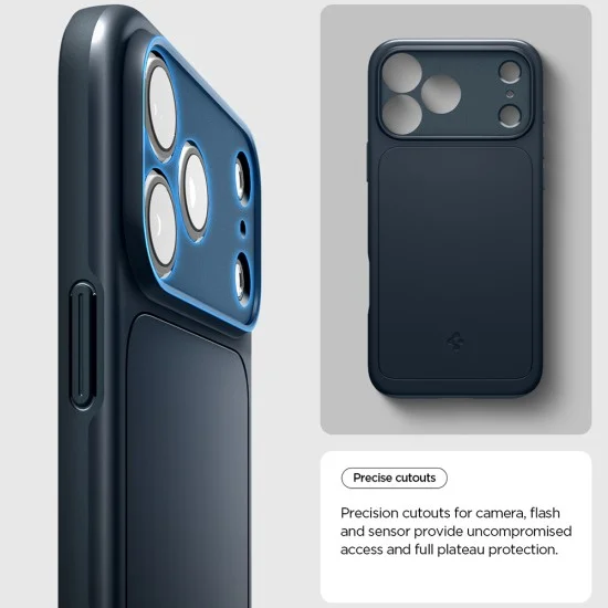 Калъф Spigen Thin Fit MagSafe (ACS12108) - iPhone 18 Pro Max / iPhone 17 Pro Max - Тъмносин