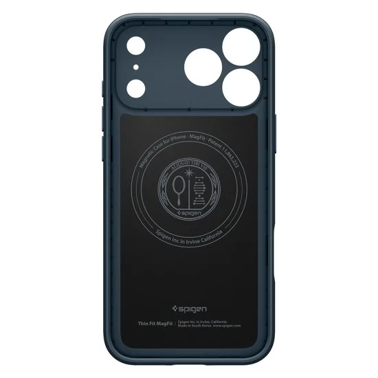 Калъф Spigen Thin Fit MagSafe (ACS12108) - iPhone 18 Pro Max / iPhone 17 Pro Max - Тъмносин