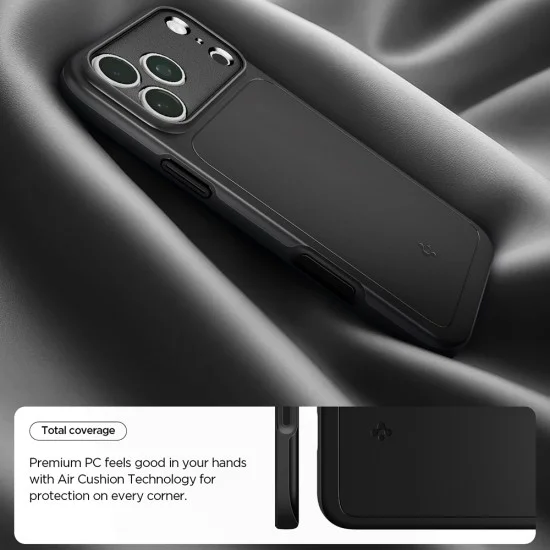 Калъф Spigen Thin Fit MagSafe (ACS12144) - iPhone 18 Pro / iPhone 17 Pro - Черен