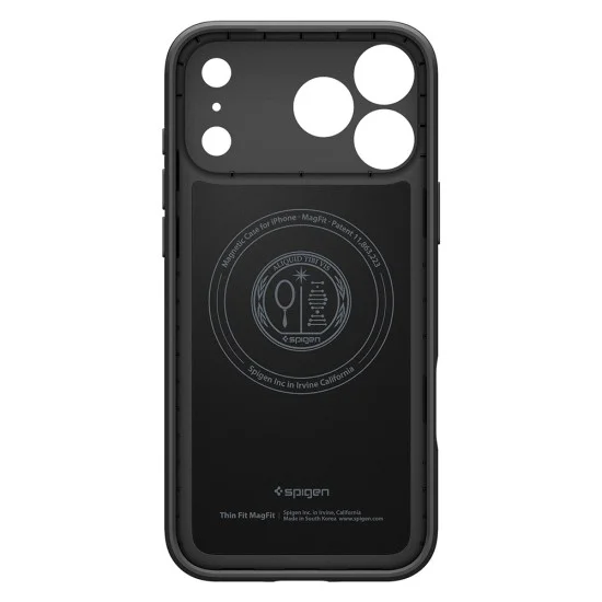 Калъф Spigen Thin Fit MagSafe (ACS12144) - iPhone 18 Pro / iPhone 17 Pro - Черен
