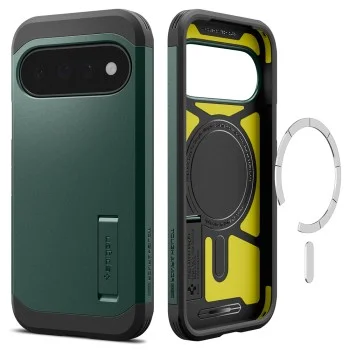 Калъф Spigen Tough Armor MagSafe (ACS11854) - Google Pixel 11 - Зелен