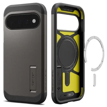 Калъф Spigen Tough Armor MagSafe (ACS11855) - Google Pixel 11 - Тъмно сив
