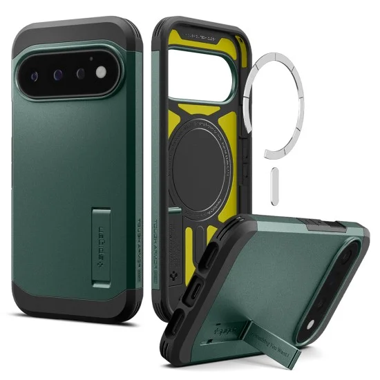Калъф Spigen Tough Armor MagSafe (ACS11859) - Google Pixel 11 Pro - Зелен
