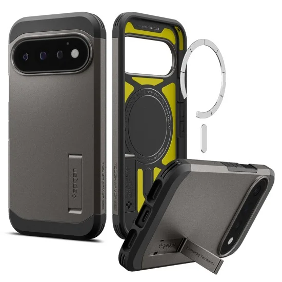 Калъф Spigen Tough Armor MagSafe (ACS11860) - Google Pixel 11 Pro - Тъмно сив
