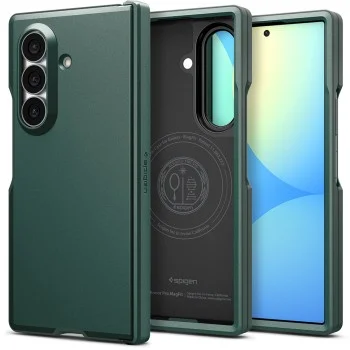 Калъф Spigen Tough Armor Pro MagFit (ACS11851) - Samsung Galaxy Z Fold8 Ultra - Тъмно зелен