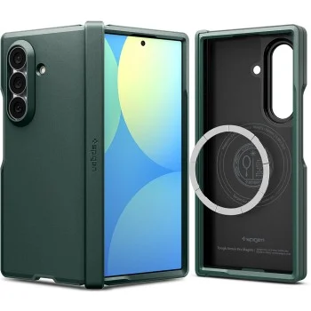 Калъф Spigen Tough Armor Pro MagFit (ACS11851) - Samsung Galaxy Z Fold8 Ultra - Тъмно зелен