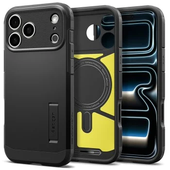 Калъф Spigen Tough Armor T MagSafe (ACS12136) - iPhone 18 Pro Max / iPhone 17 Pro Max - Черен