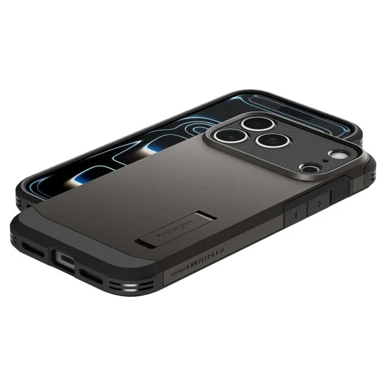 Калъф Spigen Tough Armor T MagSafe (ACS12137) - iPhone 18 Pro Max / iPhone 17 Pro Max - Сив / Графит