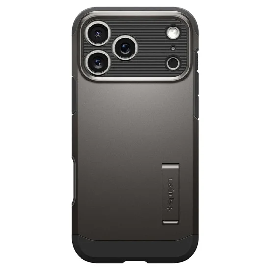 Калъф Spigen Tough Armor T MagSafe (ACS12137) - iPhone 18 Pro Max / iPhone 17 Pro Max - Сив / Графит