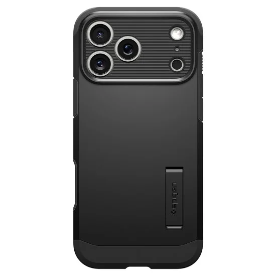 Калъф Spigen - Tough Armor T MagSafe (ACS12173) - iPhone 18 Pro / iPhone 17 Pro - Черен