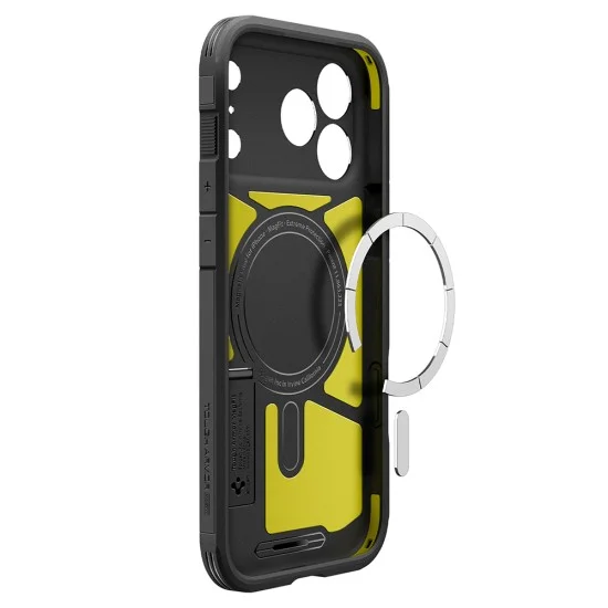 Калъф Spigen - Tough Armor T MagSafe (ACS12173) - iPhone 18 Pro / iPhone 17 Pro - Черен