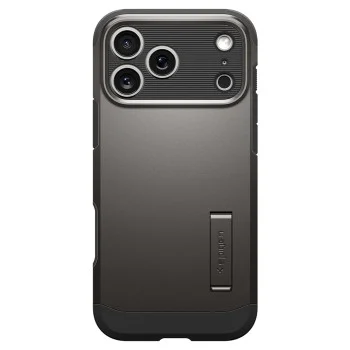 Калъф Spigen Tough Armor T MagSafe (ACS12174) - iPhone 18 Pro / iPhone 17 Pro - Сив / Графит