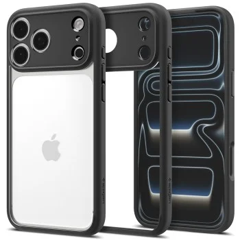 Калъф Spigen - Ultra Hybrid (ACS12154) - iPhone 18 Pro / iPhone 17 Pro - Черен