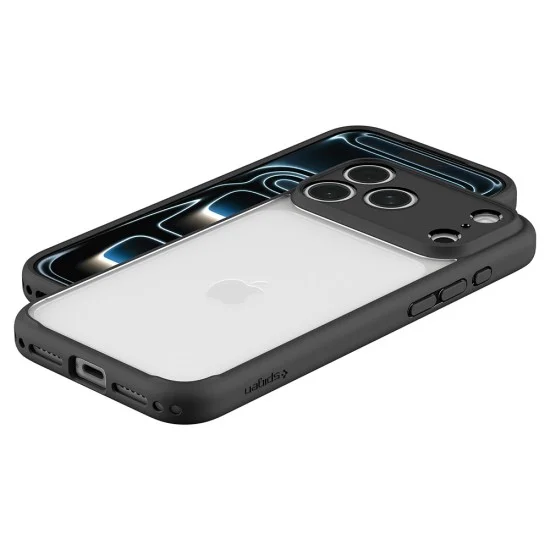Калъф Spigen - Ultra Hybrid (ACS12154) - iPhone 18 Pro / iPhone 17 Pro - Черен