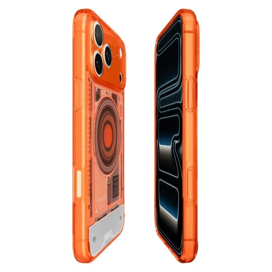 Калъф Spigen Ultra Hybrid C-One MagSafe (ACS11986) - iPhone 18 Pro / iPhone 17 Pro - Оранжев