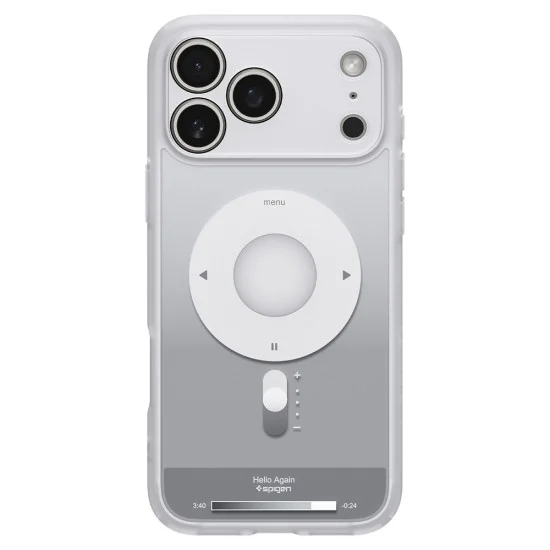 Калъф Spigen Ultra Hybrid Classic MagSafe (ACS12167) - iPhone 18 Pro / iPhone 17 Pro - Сребрист