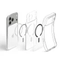 Калъф Spigen - Ultra Hybrid MagSafe (ACS12119) - iPhone 18 Pro Max / iPhone 17 Pro Max - Прозрачен / Сив