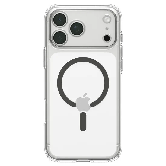 Калъф Spigen - Ultra Hybrid MagSafe (ACS12119) - iPhone 18 Pro Max / iPhone 17 Pro Max - Прозрачен / Сив