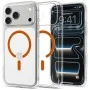 Калъф Spigen - Ultra Hybrid MagSafe (ACS12122) - iPhone 18 Pro Max / iPhone 17 Pro Max - Прозрачен / Оранжев