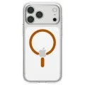 Калъф Spigen - Ultra Hybrid MagSafe (ACS12122) - iPhone 18 Pro Max / iPhone 17 Pro Max - Прозрачен / Оранжев