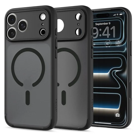Калъф Spigen - Ultra Hybrid MagSafe (ACS12123) - iPhone 18 Pro Max / iPhone 17 Pro Max - Черен