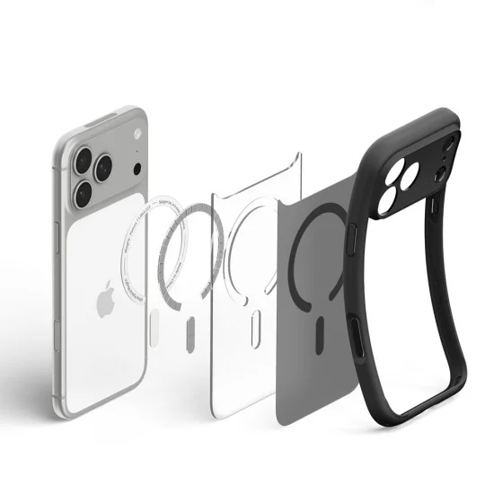Калъф Spigen - Ultra Hybrid MagSafe (ACS12123) - iPhone 18 Pro Max / iPhone 17 Pro Max - Черен