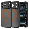 Калъф Spigen - Ultra Hybrid MagSafe (ACS12125) - iPhone 18 Pro Max / iPhone 17 Pro Max - Черен / Оранжев