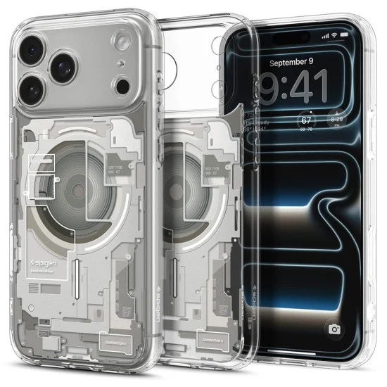 Калъф Spigen Ultra Hybrid MagSafe (ACS12127) - iPhone 18 Pro Max / iPhone 17 Pro Max - Сив