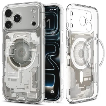 Калъф Spigen Ultra Hybrid MagSafe (ACS12127) - iPhone 18 Pro Max / iPhone 17 Pro Max - Сив