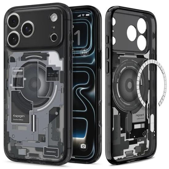 Калъф Spigen Ultra Hybrid MagSafe (ACS12128) - iPhone 18 Pro Max / iPhone 17 Pro Max - Черен