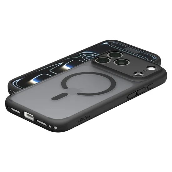 Калъф Spigen - Ultra Hybrid MagSafe (ACS12160) - iPhone 18 Pro / iPhone 17 Pro - Черен