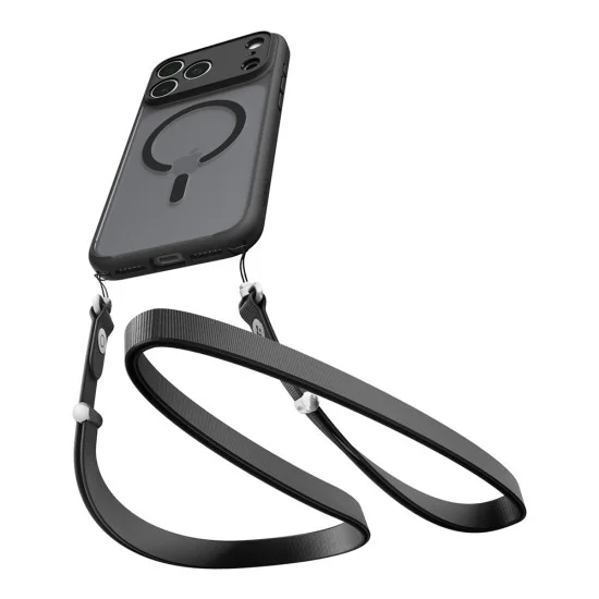Калъф Spigen - Ultra Hybrid MagSafe (ACS12160) - iPhone 18 Pro / iPhone 17 Pro - Черен