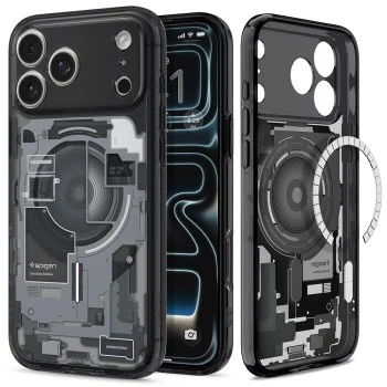 Калъф Spigen Ultra Hybrid MagSafe (ACS12165) - iPhone 18 Pro / iPhone 17 Pro - Черен