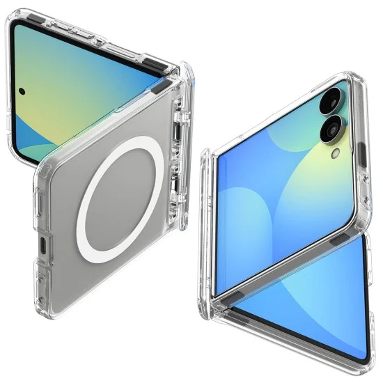 Калъф Spigen Ultra Hybrid Pro MagFit (ACS11524) - Samsung Galaxy Z Flip8 - Прозрачен