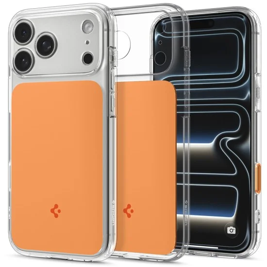 Калъф Spigen Ultra Hybrid T MagSafe (ACS12133) - iPhone 18 Pro Max / iPhone 17 Pro Max - Оранжев