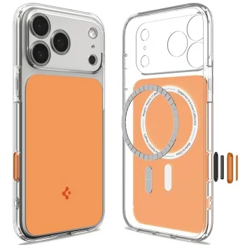 Калъф Spigen Ultra Hybrid T MagSafe (ACS12133) - iPhone 18 Pro Max / iPhone 17 Pro Max - Оранжев