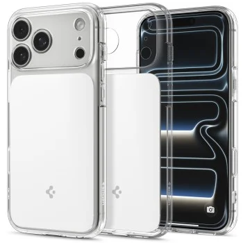 Калъф Spigen - Ultra Hybrid T MagSafe (ACS12169) - iPhone 18 Pro / iPhone 17 Pro - Бял
