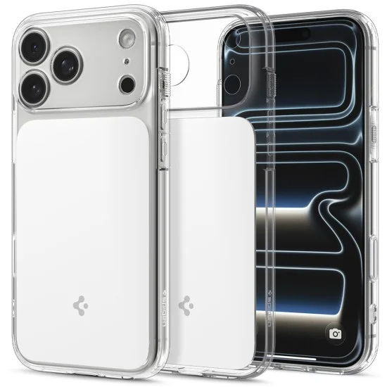 Калъф Spigen - Ultra Hybrid T MagSafe (ACS12169) - iPhone 18 Pro / iPhone 17 Pro - Бял