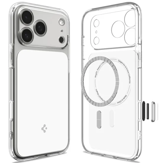 Калъф Spigen - Ultra Hybrid T MagSafe (ACS12169) - iPhone 18 Pro / iPhone 17 Pro - Бял