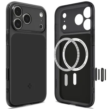 Калъф Spigen - Ultra Hybrid T MagSafe (ACS12171) - iPhone 18 Pro / iPhone 17 Pro - Черен