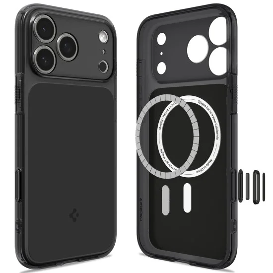Калъф Spigen - Ultra Hybrid T MagSafe (ACS12171) - iPhone 18 Pro / iPhone 17 Pro - Черен