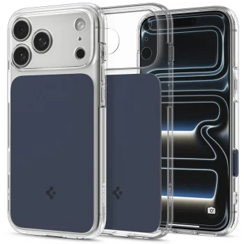 Калъф Spigen - Ultra Hybrid T MagSafe (ACS12172) - iPhone 18 Pro / iPhone 17 Pro - Син