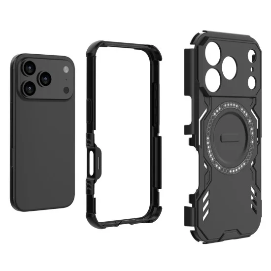 Калъф Techsuit ArmorMag Case - iPhone 18 Pro Max / iPhone 17 Pro Max - Черен