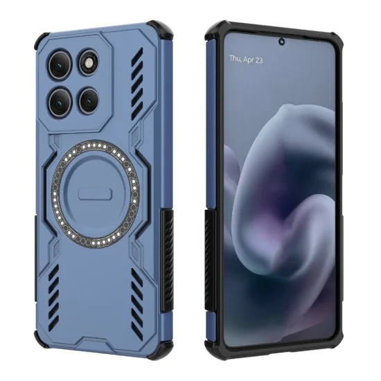 Калъф – Techsuit ArmorMag – Motorola Moto G86 Power – Син